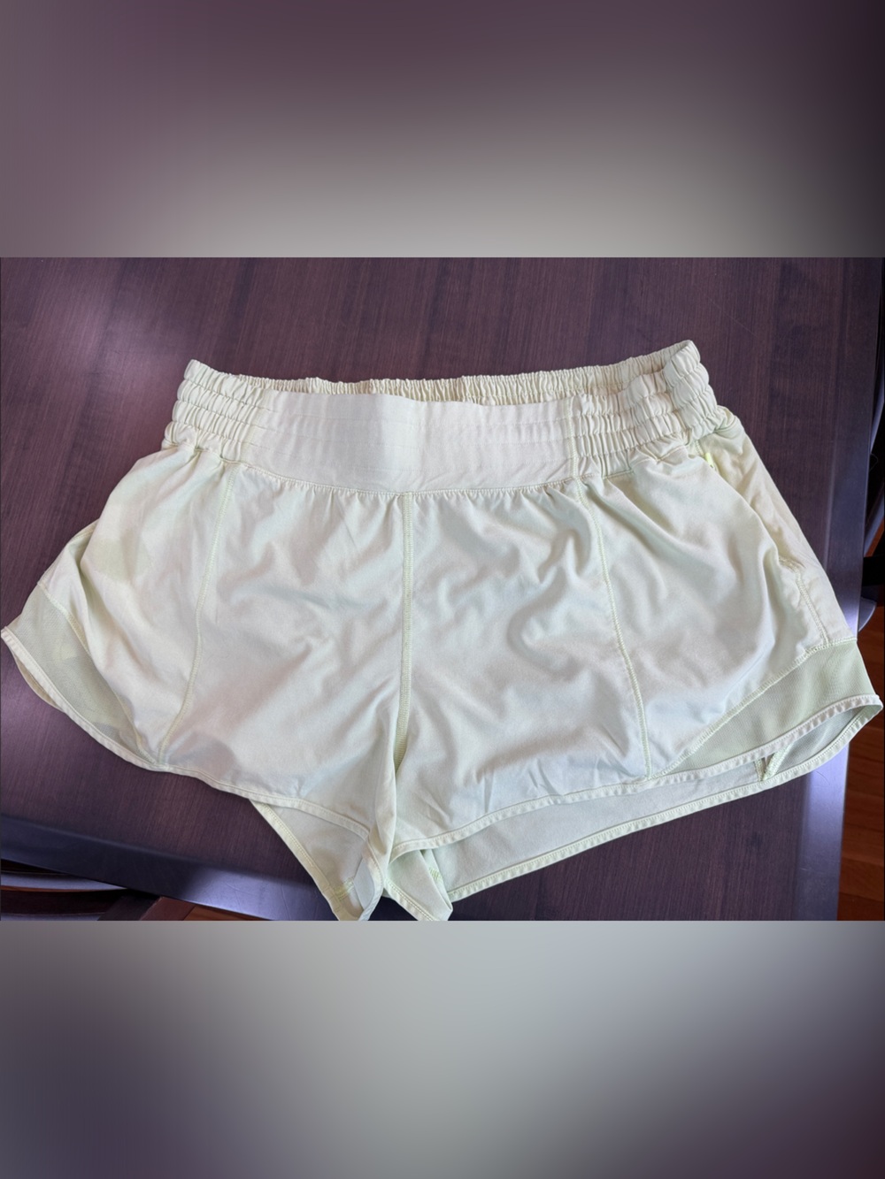 Lululemon Flourecent Yellow Women's Lounge Shorts